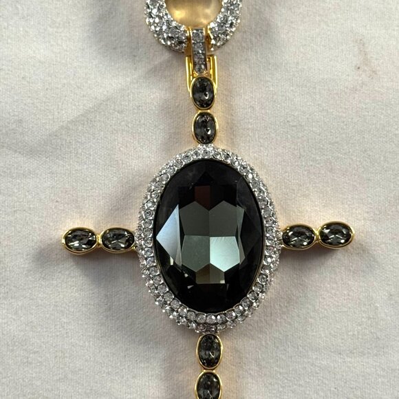 Ornate crystal necklace by Akkad, excellent condition - Picture 2 of 7